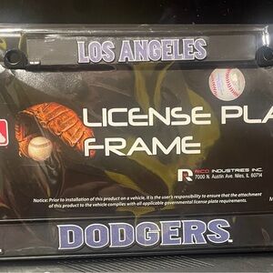 Rico Industries Los Angeles License Plate Frame - Black